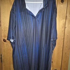 Men's Blue Striped Shirt
